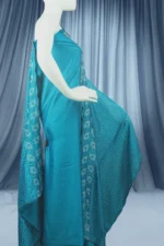 Chikankari Embroidered Unstitched Salwar Suit with Bandhani-Print Dupatta - Image 3