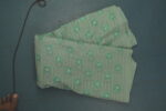 Pastel Crush Georgette Fabric with Diamond Motif Glitter Embroidery