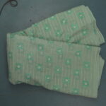 Pastel Crush Georgette Fabric with Diamond Motif Glitter Embroidery