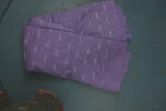 Mal Chanderi Fabric with Sequin Vertical Stripe Embroidery