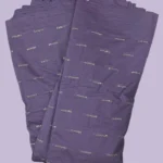 Mal Chanderi Fabric with Sequin Vertical Stripe Embroidery